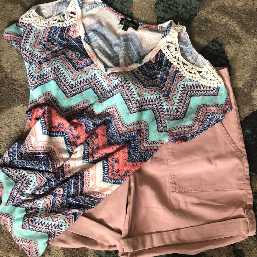 Shirt and shorts